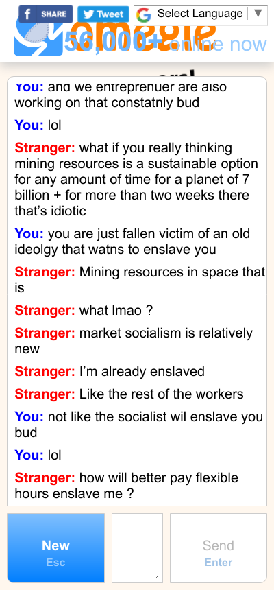 socialism would enslave you