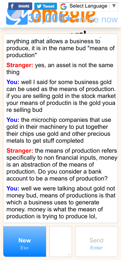 gold can be the means of production